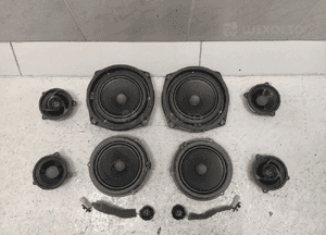 JAGUAR XF X250 XJ X351 GŁOŚNIK GŁOŚNIKI ZESTAW KOMPLET PRZÓD PRZEDNI TYŁ TYLNY ORYGINAŁ 2