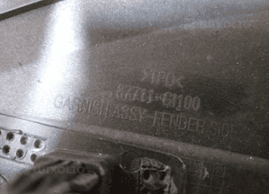 BŁOTNIK LISTWA NAKŁADKA HYUNDAI IONIQ 4