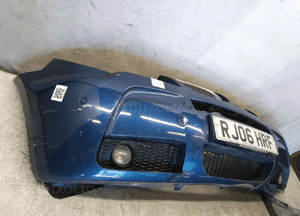 Zderzak przód przedni bmw E83 X3 m pakiet ///m mysticblau niebieski pdc czujniki halogeny 5