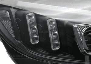 Lampy mercedes c W205 14-18R led bar do jazdy dziennej dynamiczny kier. 3