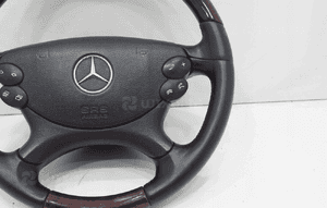 KIEROWNICA SKORA DREWNO AIRBAG MERCEDES SL R230 14