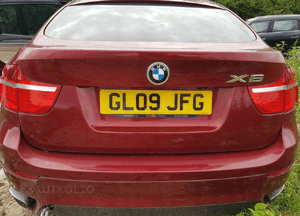 Bmw X6 E71 klapa tył tylna kompletna bez malowania w kolor vermilionrot 2