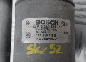 Vw touran i 1T0 mechanizm wycieraczek przód lewy 1T0955119B 2