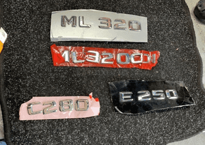MERCEDES cls sl cl s ml 350 emblemat e 250 cdi 2