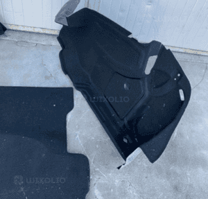 MERCEDES E 207 boczek tapicerka bagażnika plastik 6