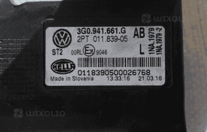 Vw passat B8 3G0 halogen lewy 6
