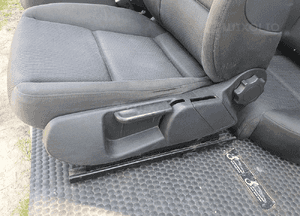 Fotele Fotel Kanapa Nieskladana Welur Czarne Soul Podlokietnik Audi A4 B6 Sedan Komplet 10