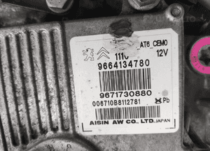 Skrzynia biegów automatyczna citroen C5 iii X7 20GF13 9671730880 9664134780 6