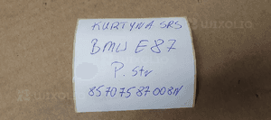 Kurtyna airbag boczna prawa BMW I E87 9