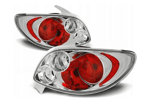 Lampy Tylne PEUGEOT 206 98- HB CHROME