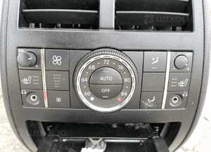 mercedes gl ml 164 podłokietnik skora drewno dekor  beżowy czarny 33