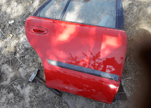 Mazda 626 WW 97-02 Kombi Drzwi tył szyba prawe tylne 7
