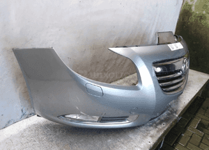 Zderzak przód przedni opel insignia a i 1 Z179 szary spryskiwacze lamp xenon pdc czujniki halogeny 4