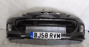 Zderzak przód przedni do peugeot 308 halogeny kth szary grafitowy 1