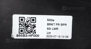 Hyundai kona ii 2023- ślizg mocowanie zderzaka lewy przód 865B3-HF000 5