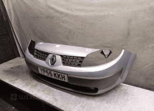 Zderzak przód przedni do renault scenic ii 2 NV632 błękitny halogeny 2