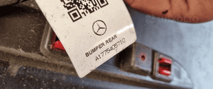 Mercedes W177 zderzak tył kolor 589 16