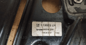Mechanizm szyby lewy tył opel astra iii h cabrio nr 13193202LH 3