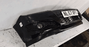 Zderzak przód przedni do opel astra h 3 iii lift fl Z20R czarny halogeny 4