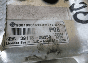 Sterownik silnika komputer hyundai IX20 1.4B 16V 39118-2B350 2