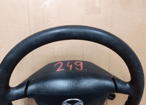 #KIEROWNICA MAZDA PREMACY 99-01r MULTI MULTIFUNKCJA CZARNA SKÓRA SKÓRZANA (Lok. 249) 4