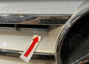 Mercedes C W204 LCI AMG Maska Zderzak Pas - 15344 7
