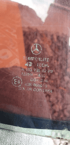 Szyba prawy tył tylna prawa Mercedes ML W163 AS2 A1637350209 4