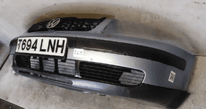 Zderzak przód przedni vw volkswagen passat B5 błękitny 3