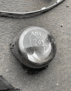 MERCEDES CLK 209 lift halogen AMG zaślepka listwa chrom klapka xenon 5