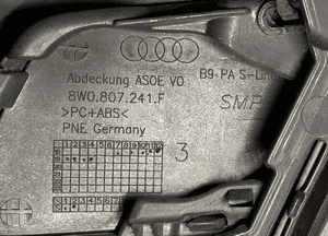 Audi A4 B9 lift s-line 2019- zderzak przód przedni grill atrapa chłodnicy pdc spryskiwacze oryginał 15