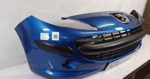 Zderzak przód przedni do peugeot 207 kmf niebeiski halogeny 3