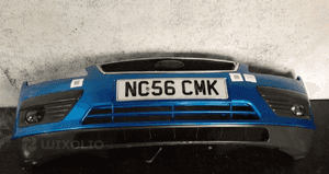 Zderzak przód przedni do ford focus MK2 2 ii G3 niebieski błękitny halogeny 1