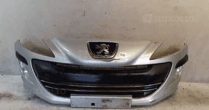 Zderzak przód przedni do peugeot 308 halogeny ezrc srebrny 1