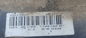 Listwa progowa nakładka lewa BMW 3 E46 Sedan 354/7 8230157 5