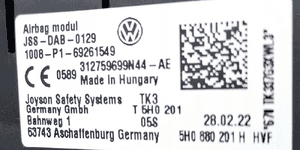 VW Volkswagen Golf 8 Kierownica Skóra 5H0419089JH  Airbag 5H0880201H 7