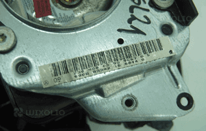 Airbag poduszka skora kolor 200A mercedes sl R230 3