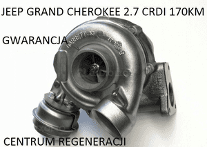 Turbina turbosprężarka Turbo Jeep Grant Cherokee 2.7 Crdi 170km 715568 1
