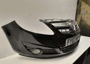 Zderzak przód przedni opel corsa d Z20R czarny halogeny 3