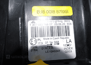Lampa przednia lewa mercedes b klasa w 246 xenon 7