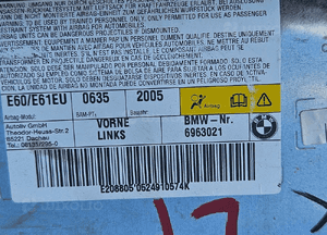 BMW E60 E61 airbag poduszka powietrzna w drzwi prawa lewa 2