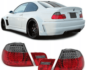 LAMPY Tylne LED BMW E46 99-03 COUPE RED SMOKE 3