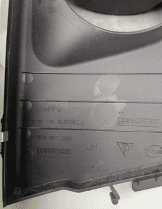 Osłona słupka lewa prawa Alcantara Porsche Macan 95B867294 11