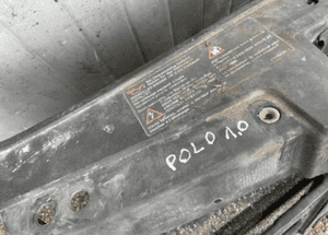 VW polo 1.0/1.4 benzyna klima  pas przedni belka chłodnice wzmocnienie chłodnice zamek maski 6