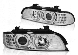 Lampy reflektory do bmw E39 od 1995 do 2003 roku daylight chrome 2