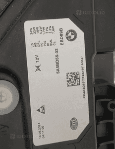 BMW X1 U11 REFLEKTOR LAMPA PRZÓD PRZEDNIA LEWA FULL LED PRZETWORNICA KOMPLETNA USA CIEMNY ŚRODEK ORYGINAŁ NOWY 13