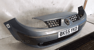 Zderzak przód przedni do renault grand scenic ii 2 TED47 błękitny halogeny 4