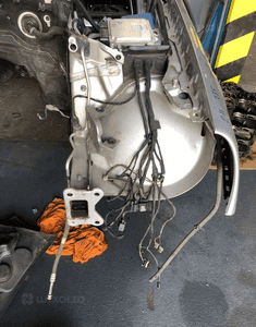 MERCEDES cls 219 e 211 wiązka elektryczna z fartucha do lamp lewa prawa abs xenon 1