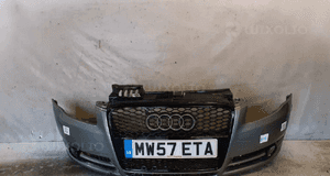 Zderzak przód przedni do audi A4 B7  halogeny LY7H grill czarny 1