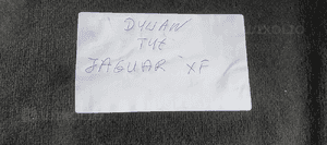 Dywan wykładzina podłoga tył Jaguar XF X250 7
