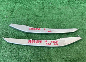 Listwy ozdobne zderzak sport bmw 3 F30 F31 7396835 7396836 1